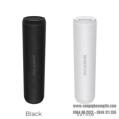 Pin Sạc Dự Phòng BOROFONE BT2A, BT-2A mini nhỏ gọn, dung Lượng 2600mAh