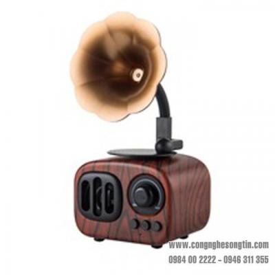 Loa Bluetooth AS90 cổ điển - âm thanh hay