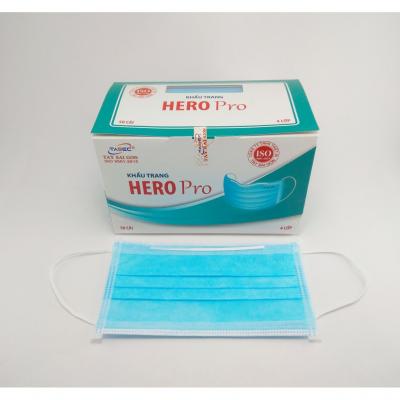 Khẩu trang y tế Hero Pro 4 lớp kháng khuẩn (50 cái/hộp)