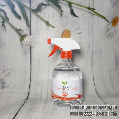 Cồn 70 độ V clean 500ml (vòi xịt)