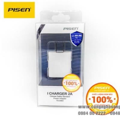 Pisen - Cóc sạc điện thoại 2A -TS-D063