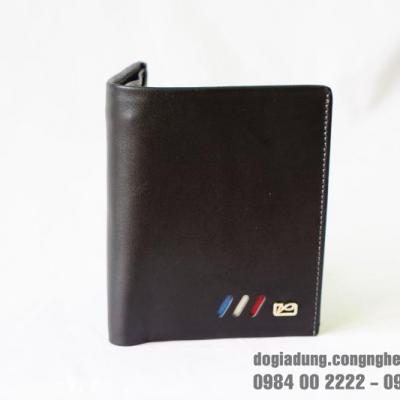 Ví Da Bò - Màu Đen Dáng Đứng - VB001-DENDD