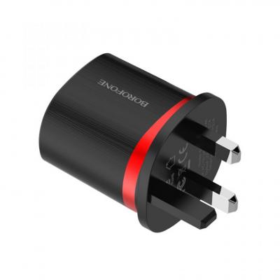 Cóc Sạc BA7B Borofone - 2 Cổng USB - chuẩn UK