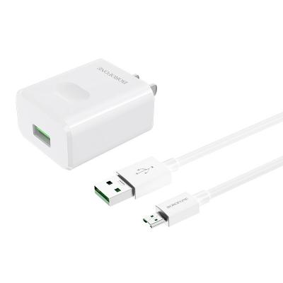 Bộ Cóc Cáp Sạc Nhanh BOROFONE BA32, BA-32 Cổng Micro
