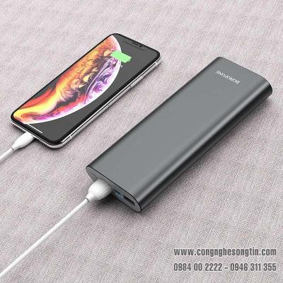 Pin Sạc Dự Phòng BOROFONE BT19B, BT-19B - Dung Lượng 20000mAh, Có Đèn Led