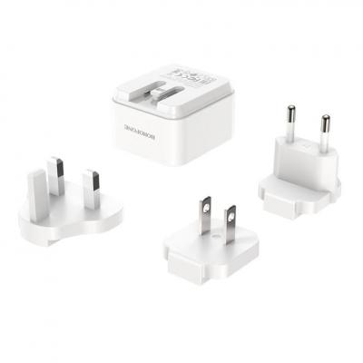 Cóc Sạc Đa Năng Đa Chấu BA51 Borofone cổng EU US UK