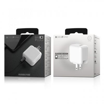 Cóc Sạc Gấp Gọn BA4 Borofone - 1 Cổng USB - chuẩn US