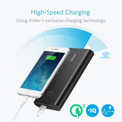 Pin Dự Phòng Anker PowerCore+ 26800, Quick Charge 3.0 - A1374