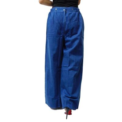 Váy Chống Nắng Dạng Quần Có Ống Jean Trơn Nút Bấm