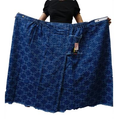 Váy Chống Nắng Jean Họa Tiết Giả Rách Kiểu Truyền Thống Nút Bấm