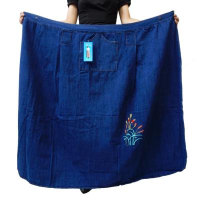 Váy Chống Nắng Jean Kiểu Truyền Thống Nút Bấm