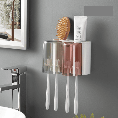 Kệ Để Bàn Chải Kèm Cốc ECOCO - 2 Cốc