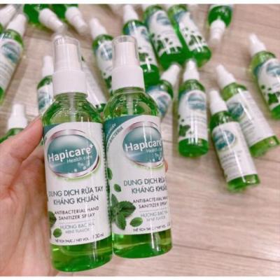 Dung dịch rửa tay sát khuẩn Hapicare 500ml (24 chai/thùng)