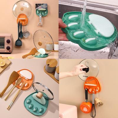 Giá Đỡ Nắp Nồi Đa Năng Hình Chân Mèo