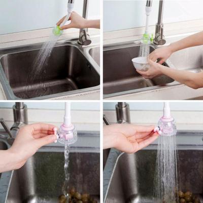 Vòi Nước Trong Suốt Xoay 360 Độ Kèm Ron