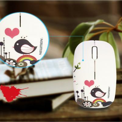 Newmen - Chuột quang không dây F278 họa tiết đẹp