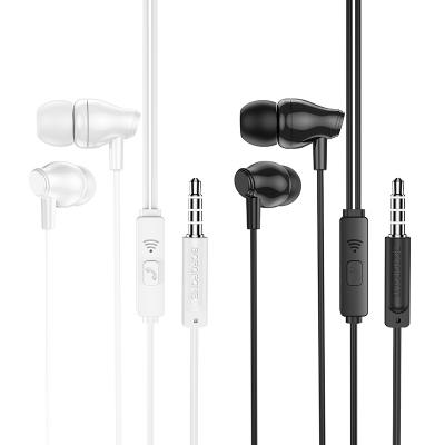 Tai nghe nhét tai có dây BM61 Wanderer Borofone kèm mic