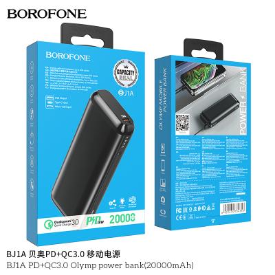Pin sạc dự phòng Borofone BJ1A sạc nhanh PD+QC3.0 Olymp 20000mAh