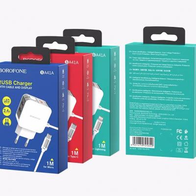 Cóc sạc kèm dây sạc BA41A Borofone