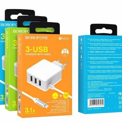 Cóc sạc kèm dây sạc BA42A Borofone