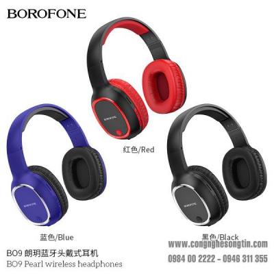 Giới Thiệu Tai nghe Trùm tai không dây BO9 Borofone