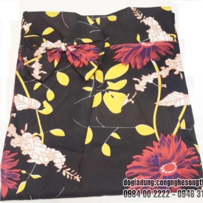 Váy Chống Nắng Truyền Thống Vải Kaki Dày Họa Tiết