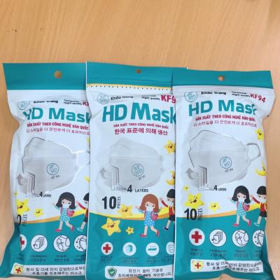 Khẩu trang y tế cao cấp KF94 trẻ em - họa tiết (10 cái/hộp)