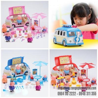 Bộ Đồ Chơi Gia Đình Hep Peppa Dã Ngoại