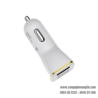 BOROFONE -Sạc Xe Hơi BZ11-2 Cổng USB Có Màn Hình LCD