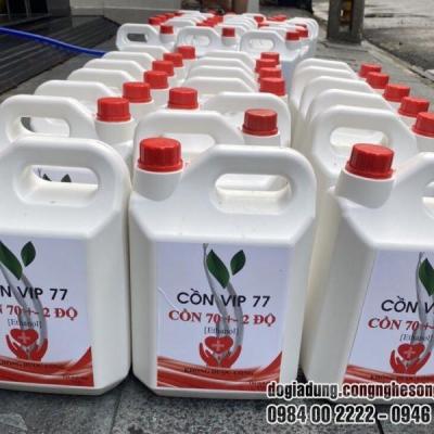Cồn 70 độ can 5 lít VIP 77